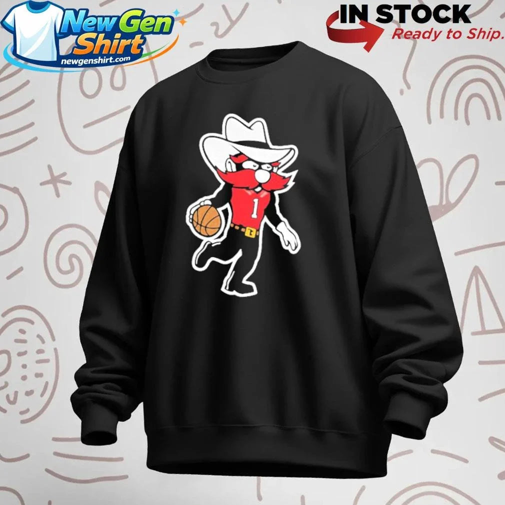 Coach Grant McCasland Raider Red Basketball Shirt