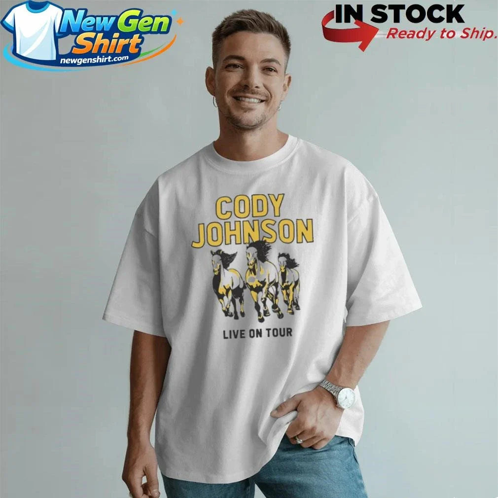 Cody Johnson Horses 2026 Tour Shirt