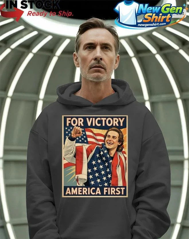 Jack Hughes For Victory America First Shirt
