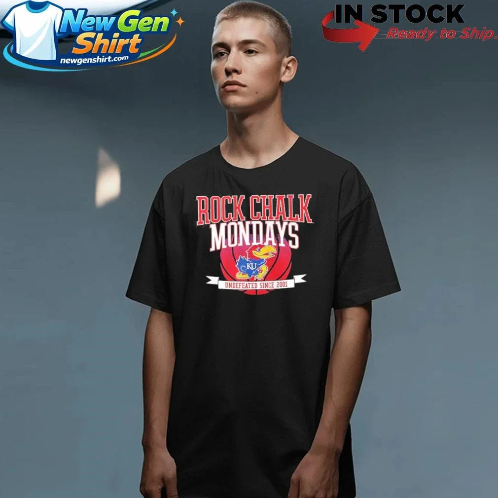 Kansas Basketball Rock Chalk Mondays Shirt