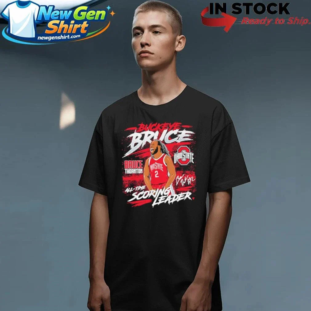Ohio State Basketball Bruce Thornton All-Time Leading Scorer Shirt
