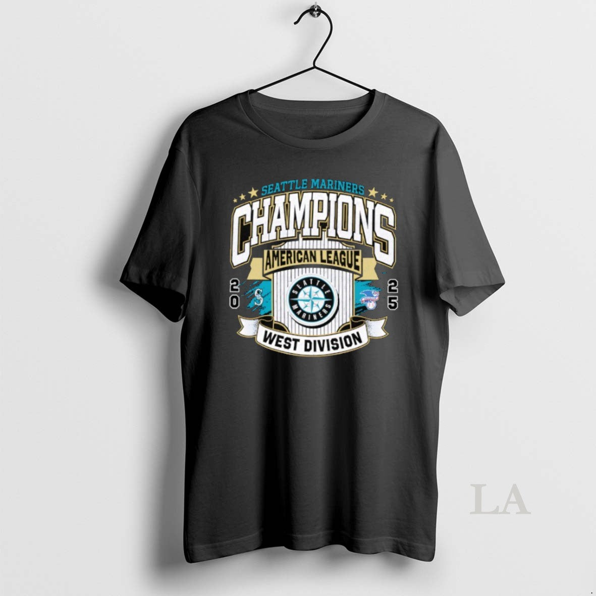 Original Seattle Mariners 2025 Al West Division Champions Vintage