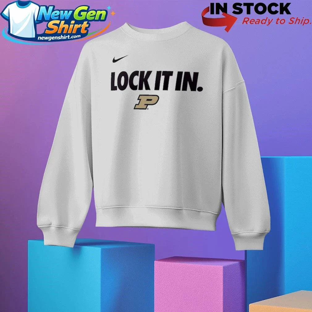 Purdue Boilermakers Lock It In Shirt