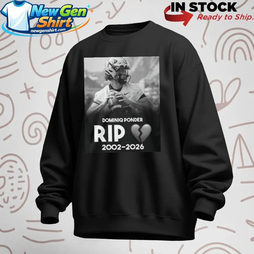 RIP Dominiq Ponder 2002 2026 Shirt