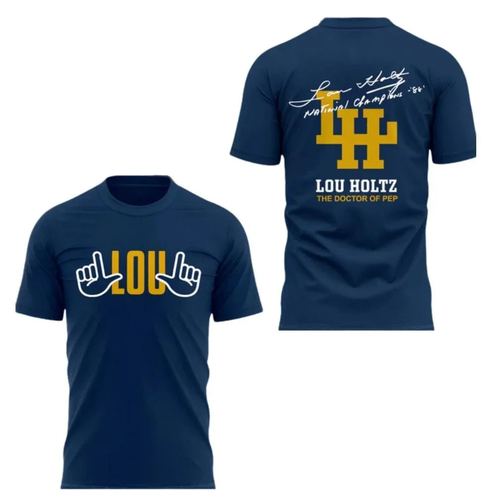 Remembering The Life And Legacy Of Lou Holtz Notre Dame Shirt