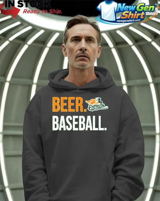 Somerset Patriots Beer and Baseball Green St Pattys Shirt