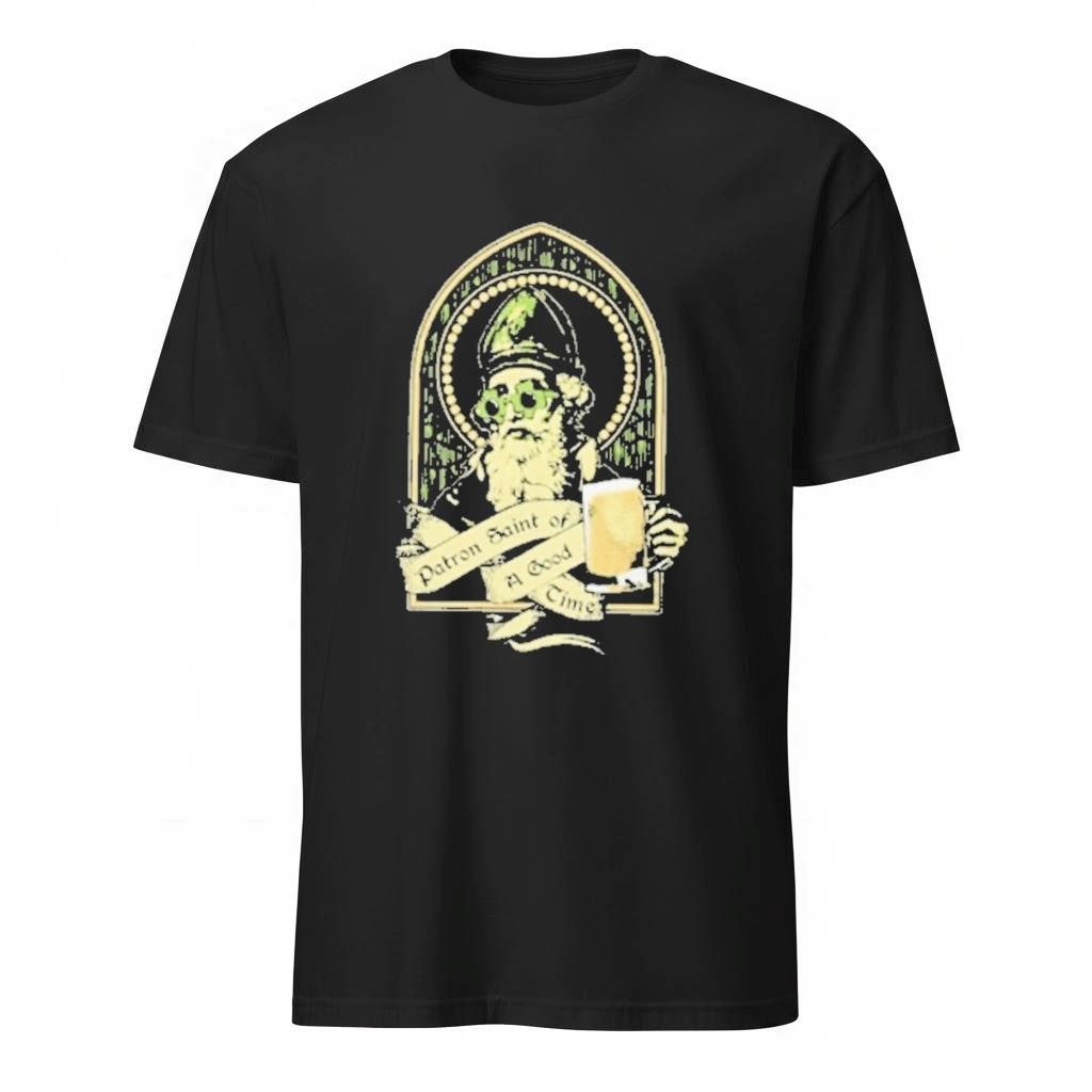 St Patricks Day Patron Saint Of A Good Time Beer Shirt
