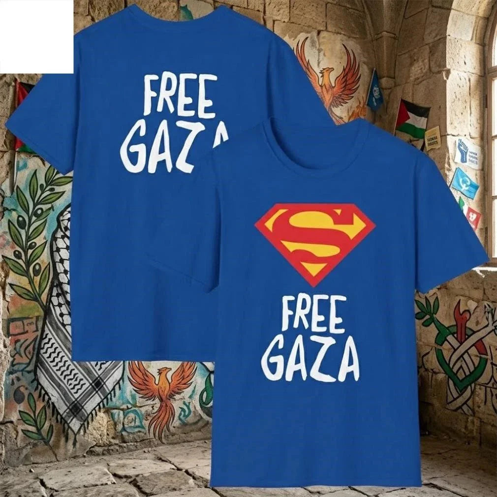 Superman Free Gaza Shirt