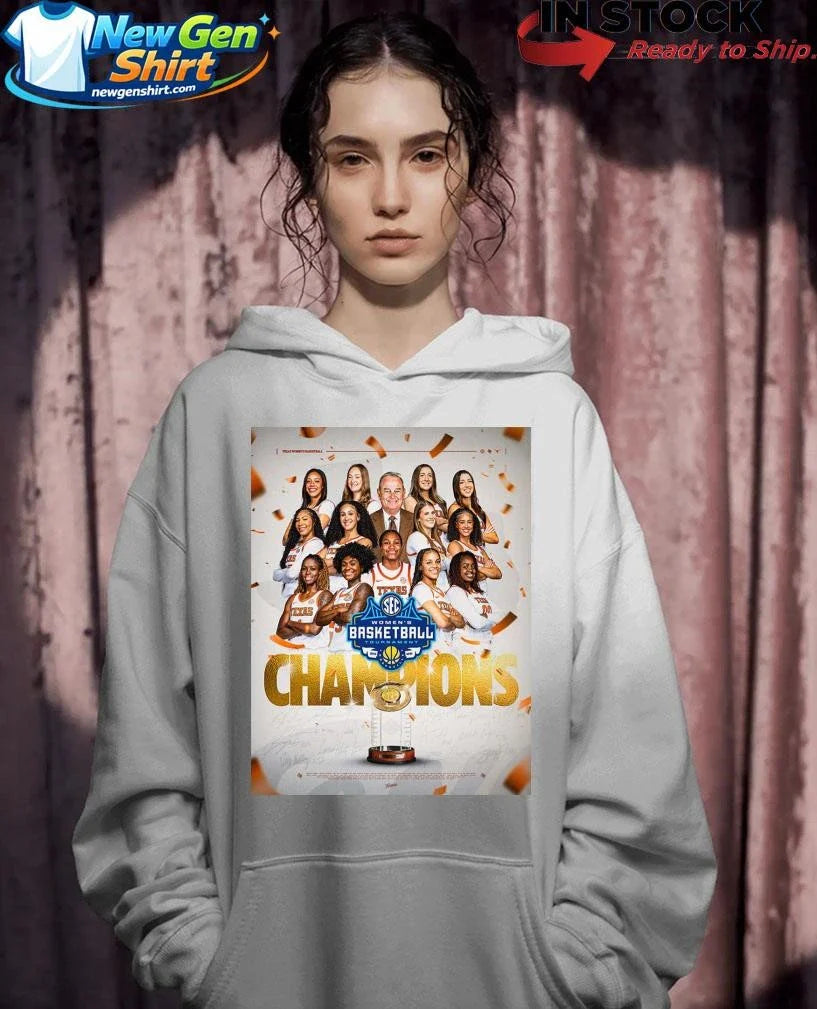 Texas Longhorns Women’s Basketball 2026 SEC Tournament Champions Shirt