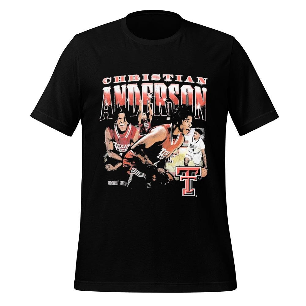 Texas Tech Basketball Official NIL Christian Anderson 90s Shirt