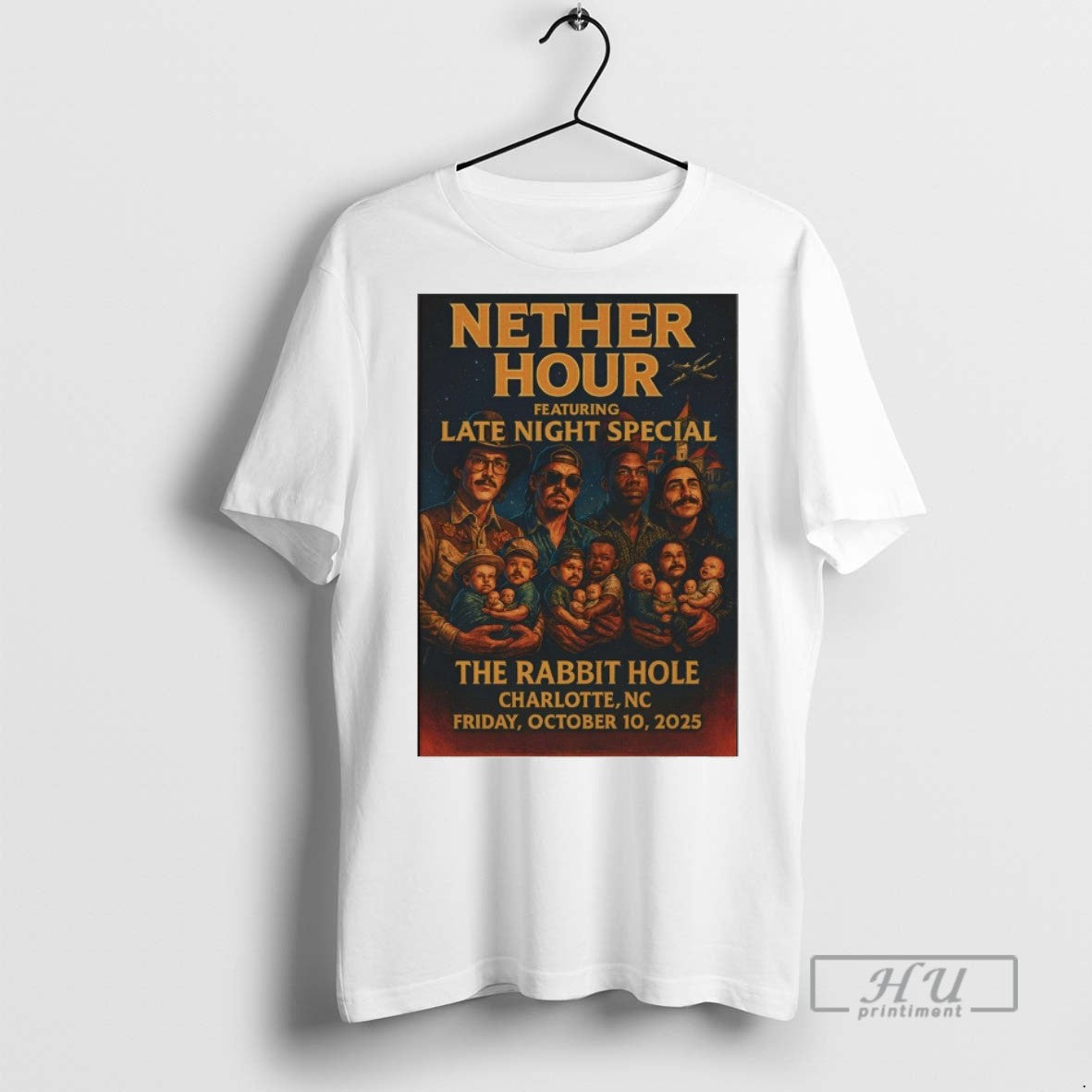 Trending Nether Hour The Rabbit Hole Charlotte Nc October 10 2025 Graphic Tee Shirts