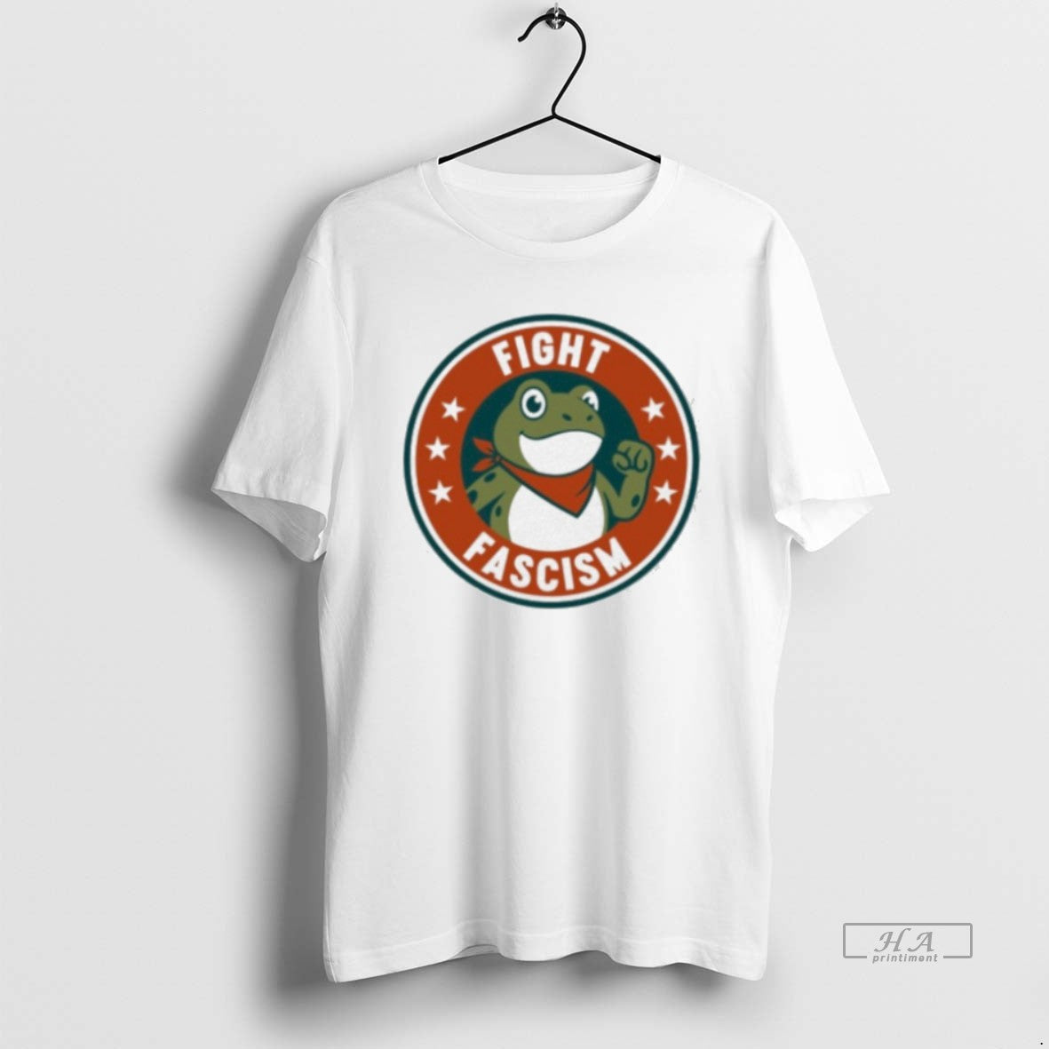 Trendy Amphibian Resist Frog Fight Fascism