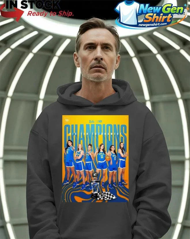 UCLA Bruins Women’s Basketball Back To Back Big 10 Tournament Champions Shirt