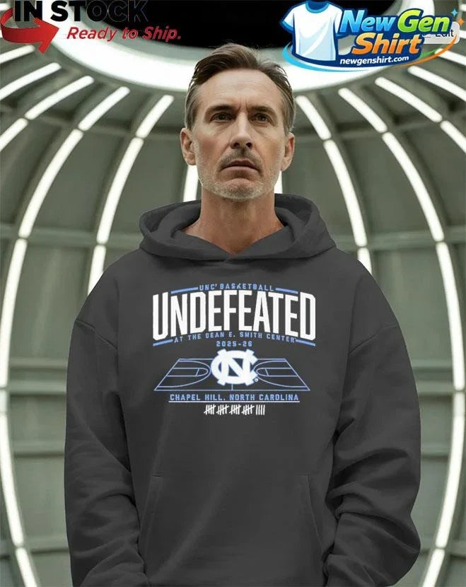 UNC Basketball Undefeated at the Dean E. Smith Center Shirt