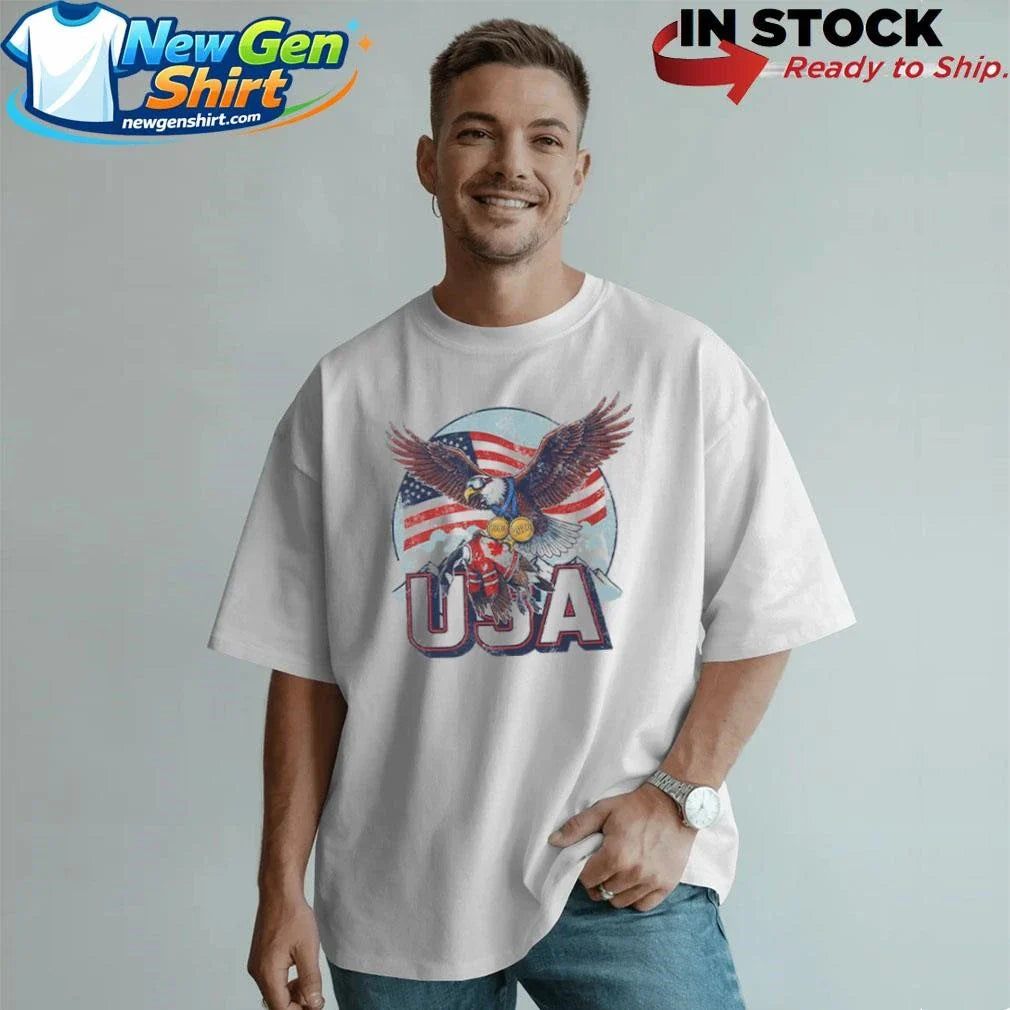 USA Ice Hockey Eagle USA Champions 2026 Shirt