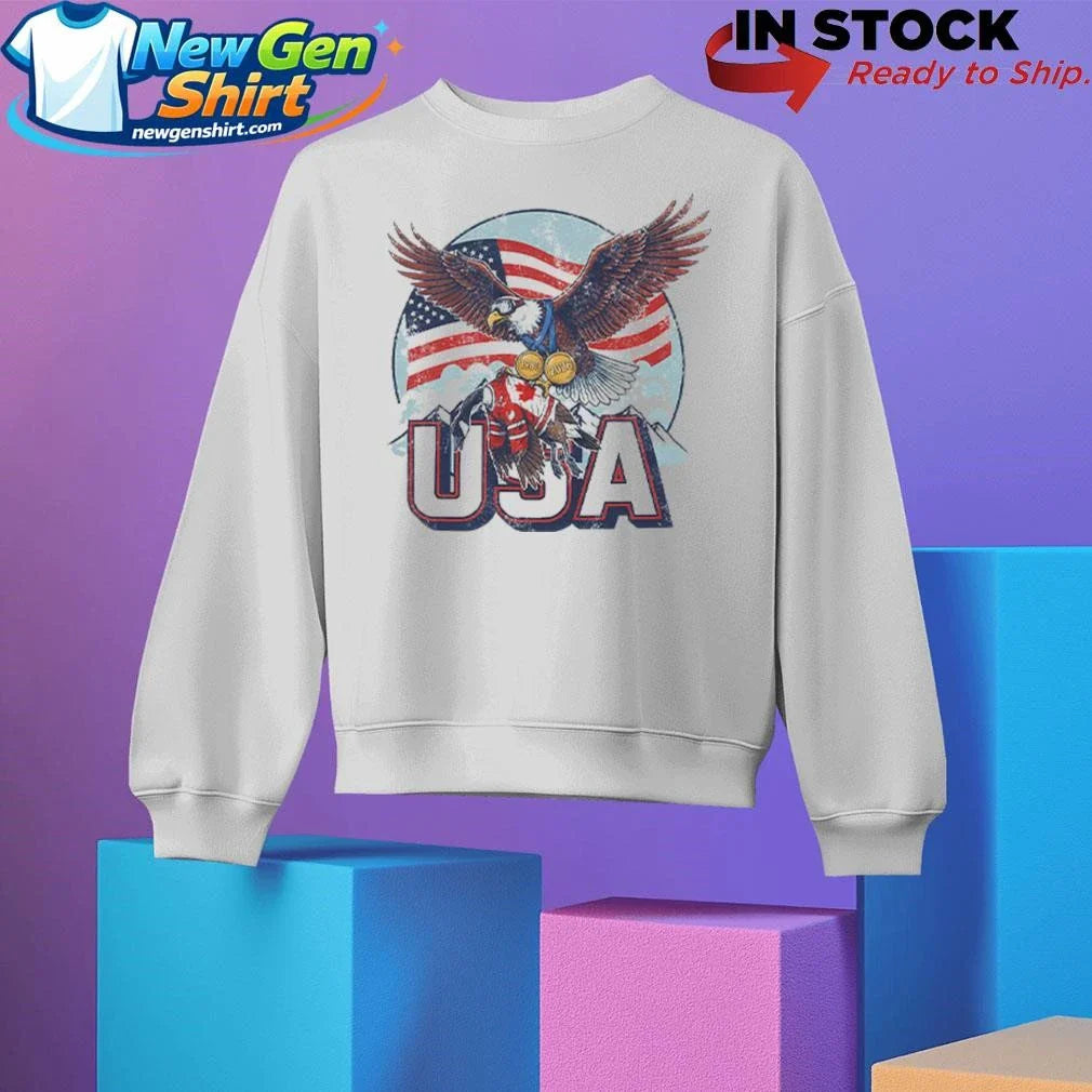 USA Ice Hockey Eagle USA Champions 2026 Shirt