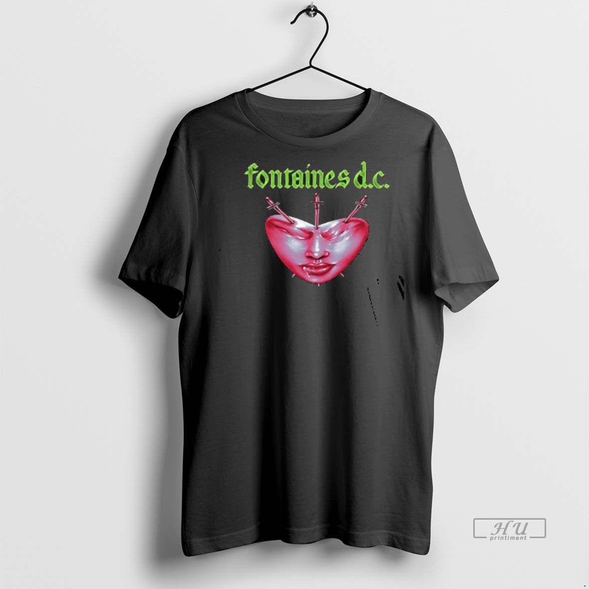Viral Fontaines Dc Favourite Heart Summer 2025 Double Sided Tee Shirt Sweater
