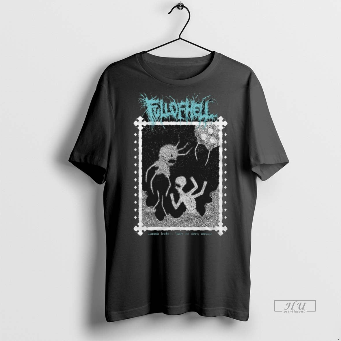 Viral Full Of Hell Aurora Leaking From An Open Mound Urchin Tee Shirt Sweater