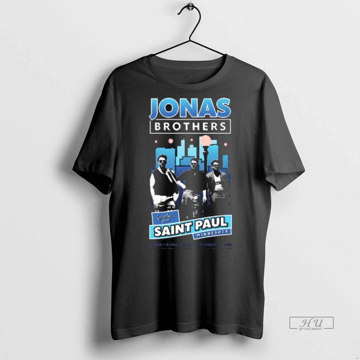 Viral Jonas Brother Greetings From Saint Paul Minnesota Grand Casino Arena October 10 2025 Tee