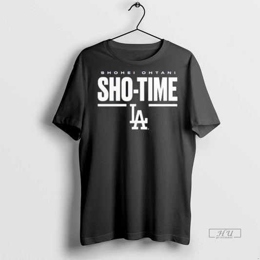 Viral Los Angeles Dodgers Shohei Ohtani Sho Time Letter Tee Shirt Sweater