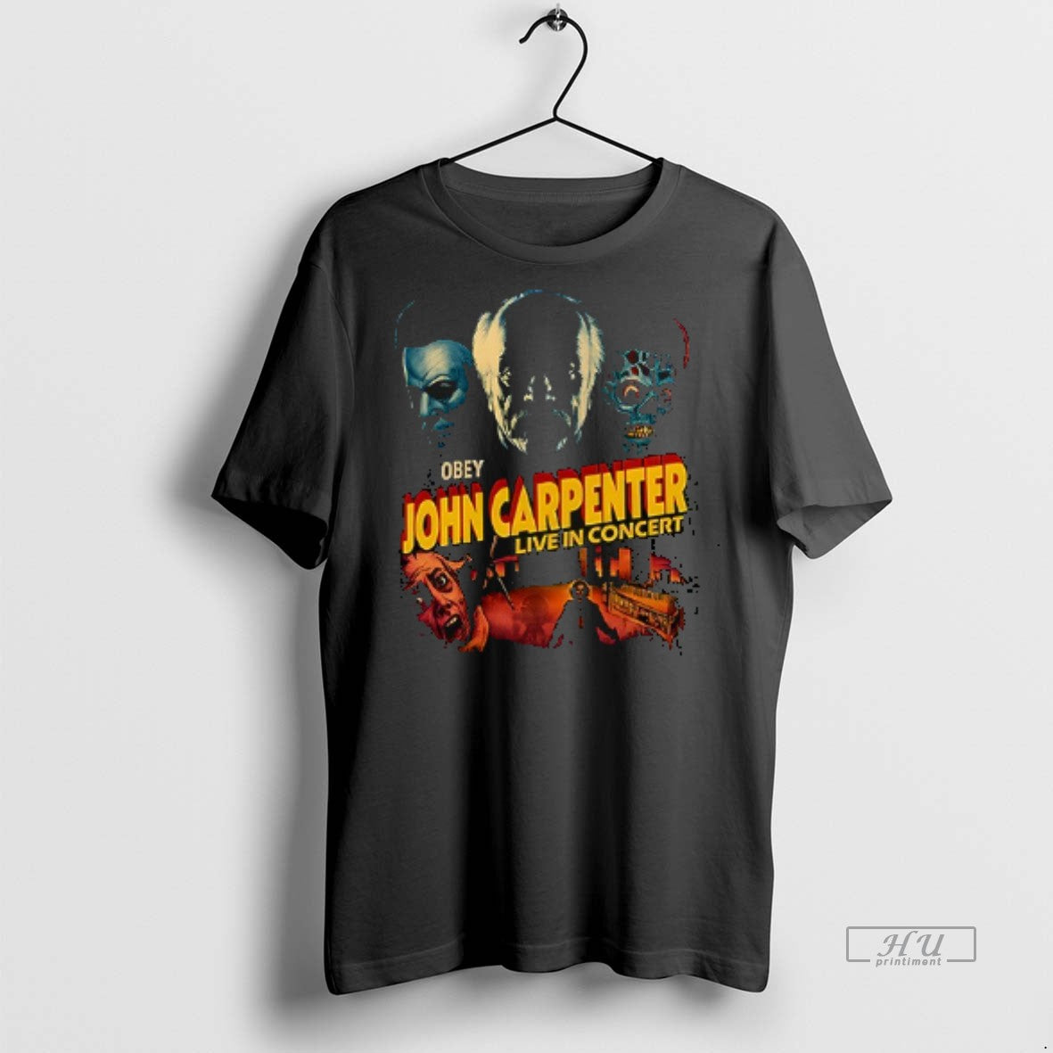 Viral Obey John Capenter Live In Concert Knockdown Center Double Sided Tee Shirt Sweater