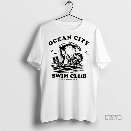 Viral Ocean City Swim Club Its Alright Once Yer In Ceramic Ceramic And Classic Dad