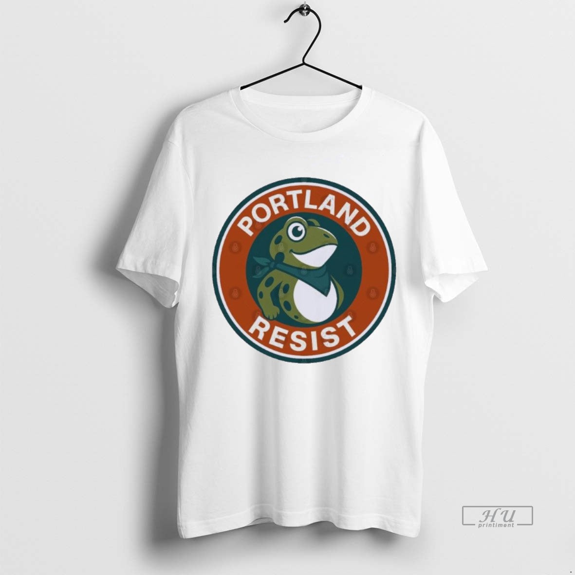 Viral Portland Frog Resist Circle Tee Shirt Sweater