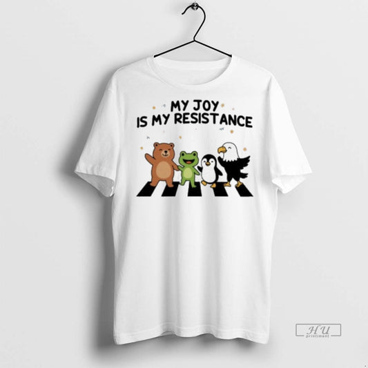 Viral My Joy Is My Resistance Portland Frog Protest Tee Shirt Sweater