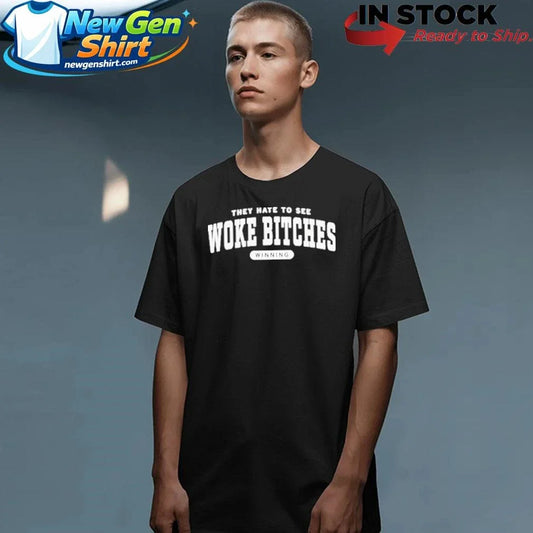 Woke Bitches Ringer Shirt