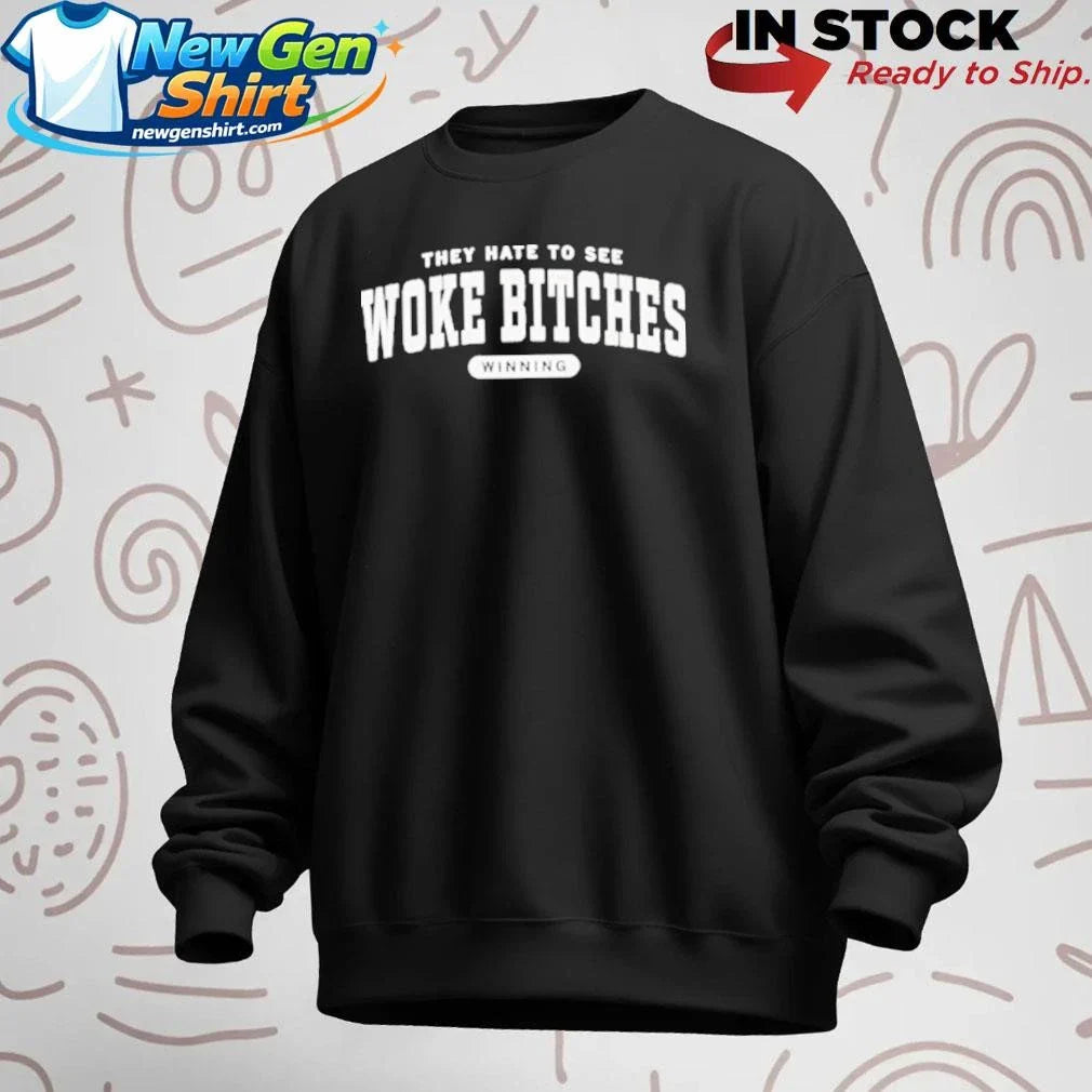 Woke Bitches Ringer Shirt