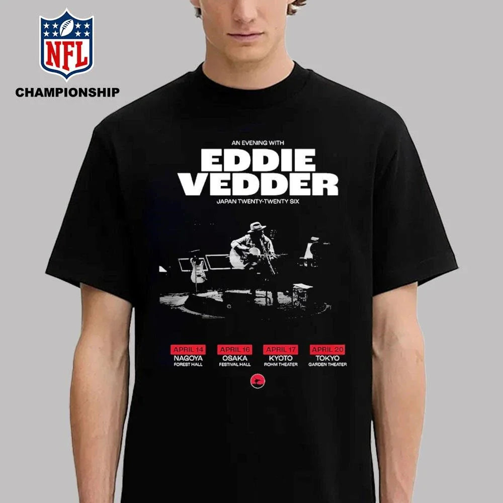 An Evening With Eddie Vedder Japan 2026 Solo Tour On April Shirt