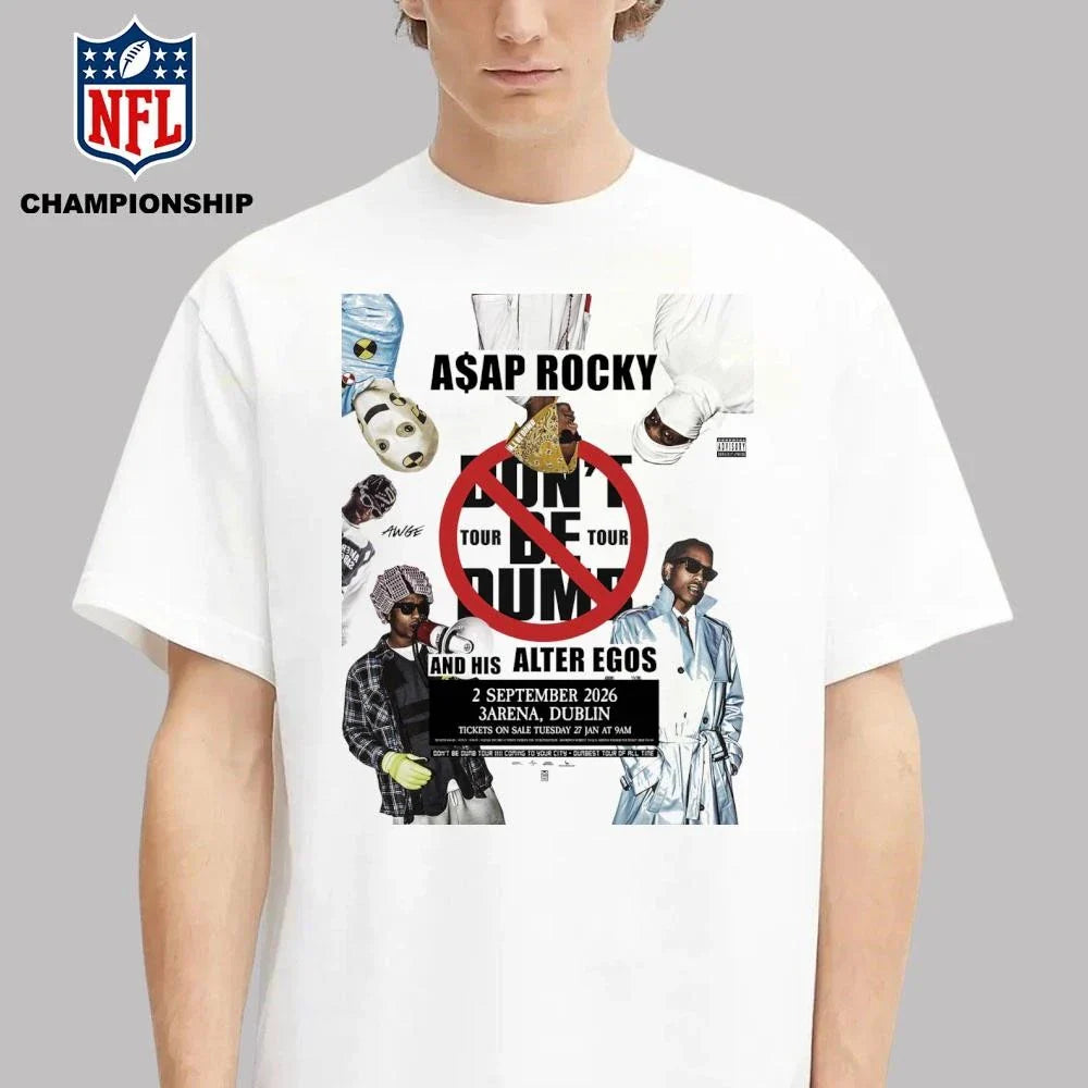 ASAP Rocky Don’t Be Dumb World Tour Poster Shirt