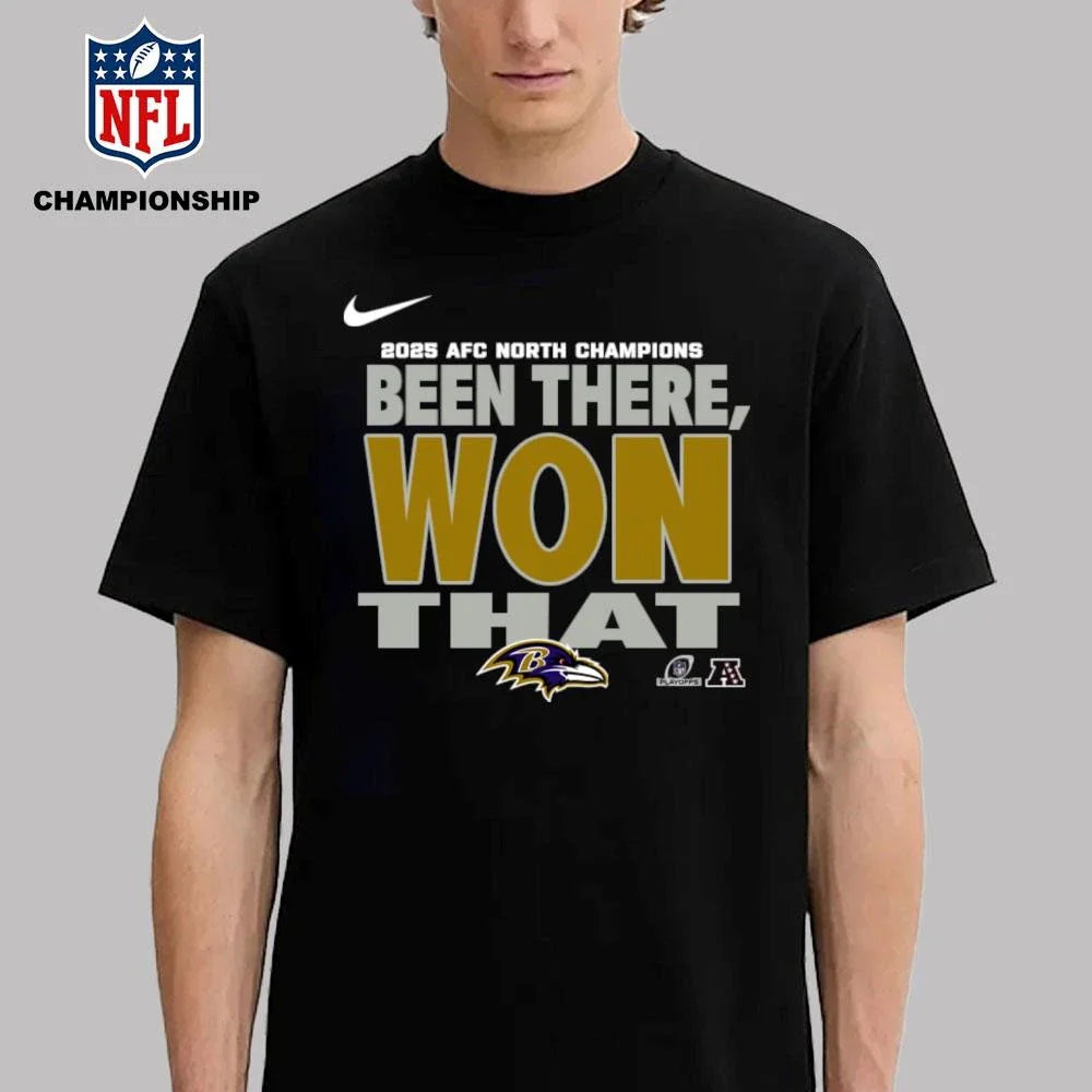 Baltimore Ravens 2025 AFC North Champions Shirt