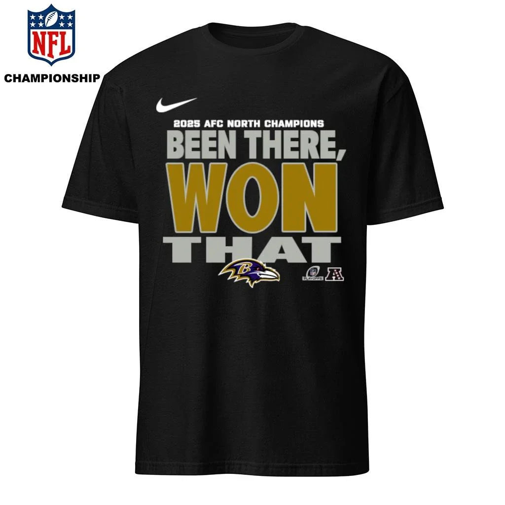 Baltimore Ravens 2025 AFC North Champions Been There Won That Shirt