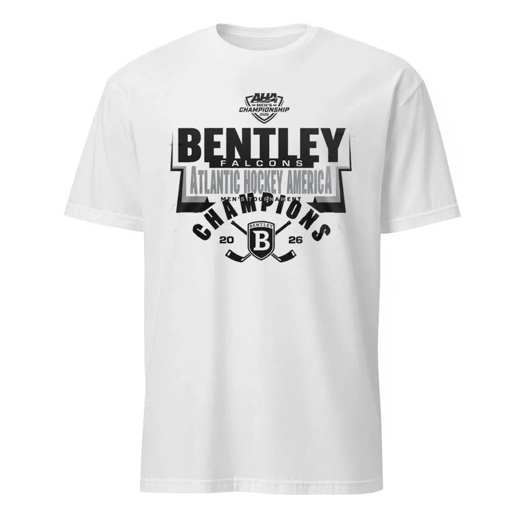 Bentley Falcons Atlantic Hockey America Champions Back2Back 2026 Shirt