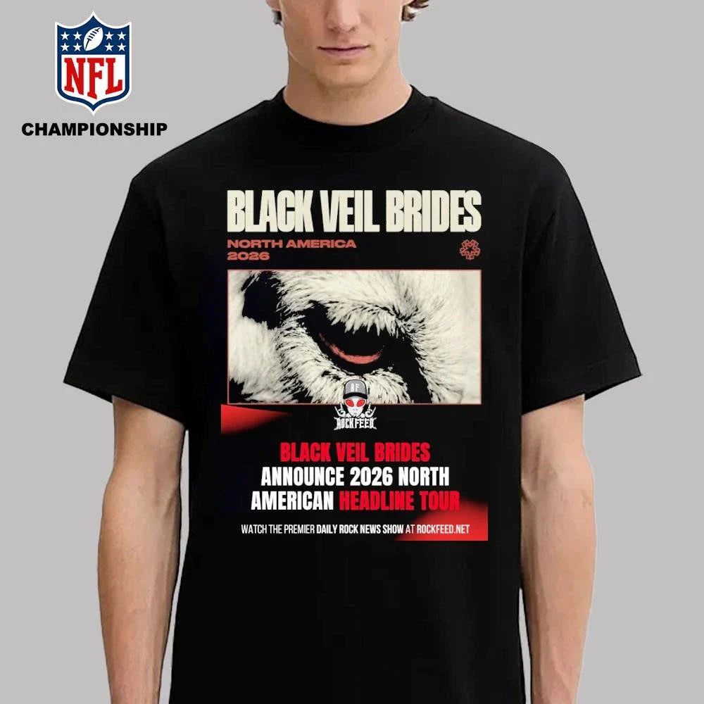 Black Veil Brides North America 2026 Tour Schedule Tour Dates Shirt