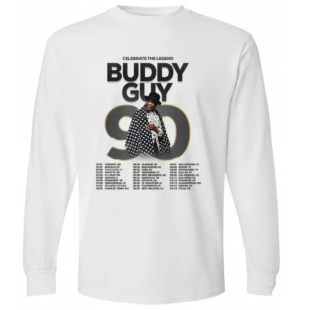 Buddy Guy 90 Years Of The Iconic Celebrate The Legend North America Tour 2026 Schedule Dates Shirt