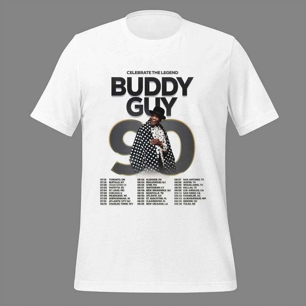 Buddy Guy 90 Years Of The Iconic Celebrate The Legend North America Tour 2026 Schedule Dates Shirt