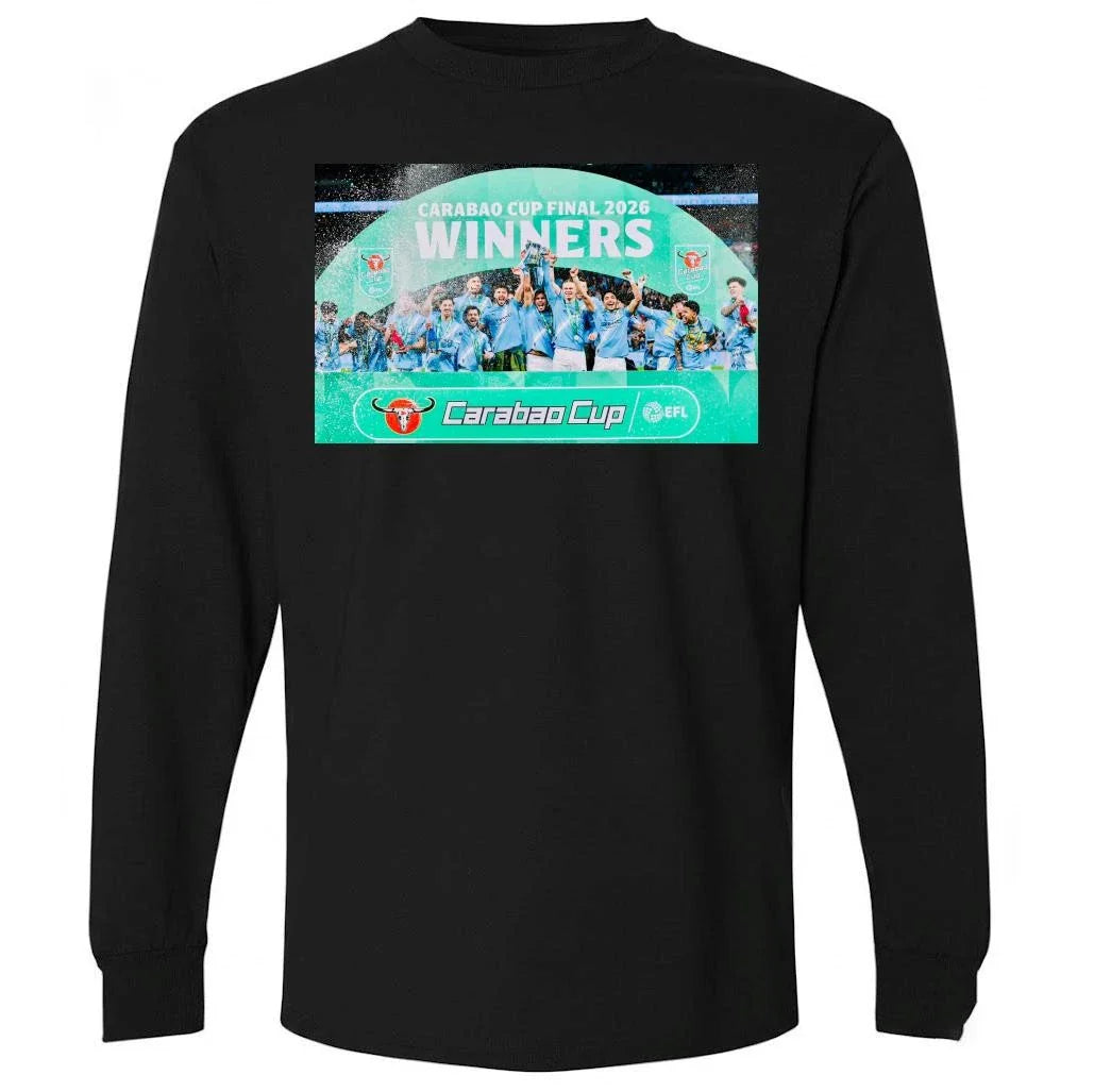 Celebrates Manchester City Champions Carabao Cup Final 2026 Shirt