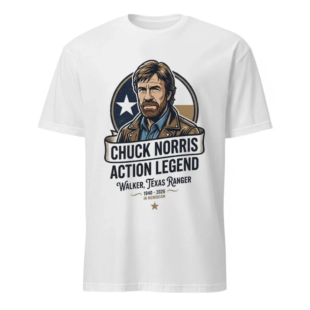 Chuck Norris Action Legend Walker Texas Ranger 1940-2026 In Memoriam Shirt