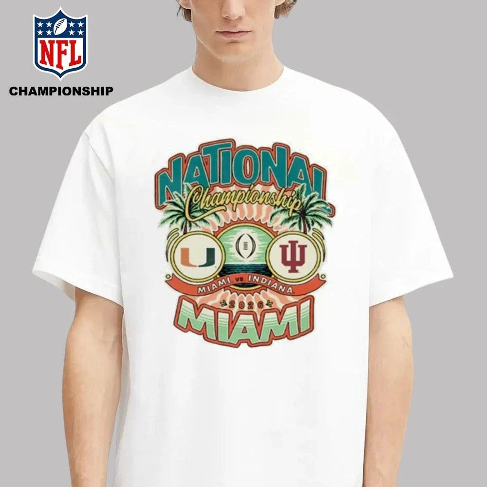 College Football Playoff 2026 National Championship Miami vs Indiana Shirt