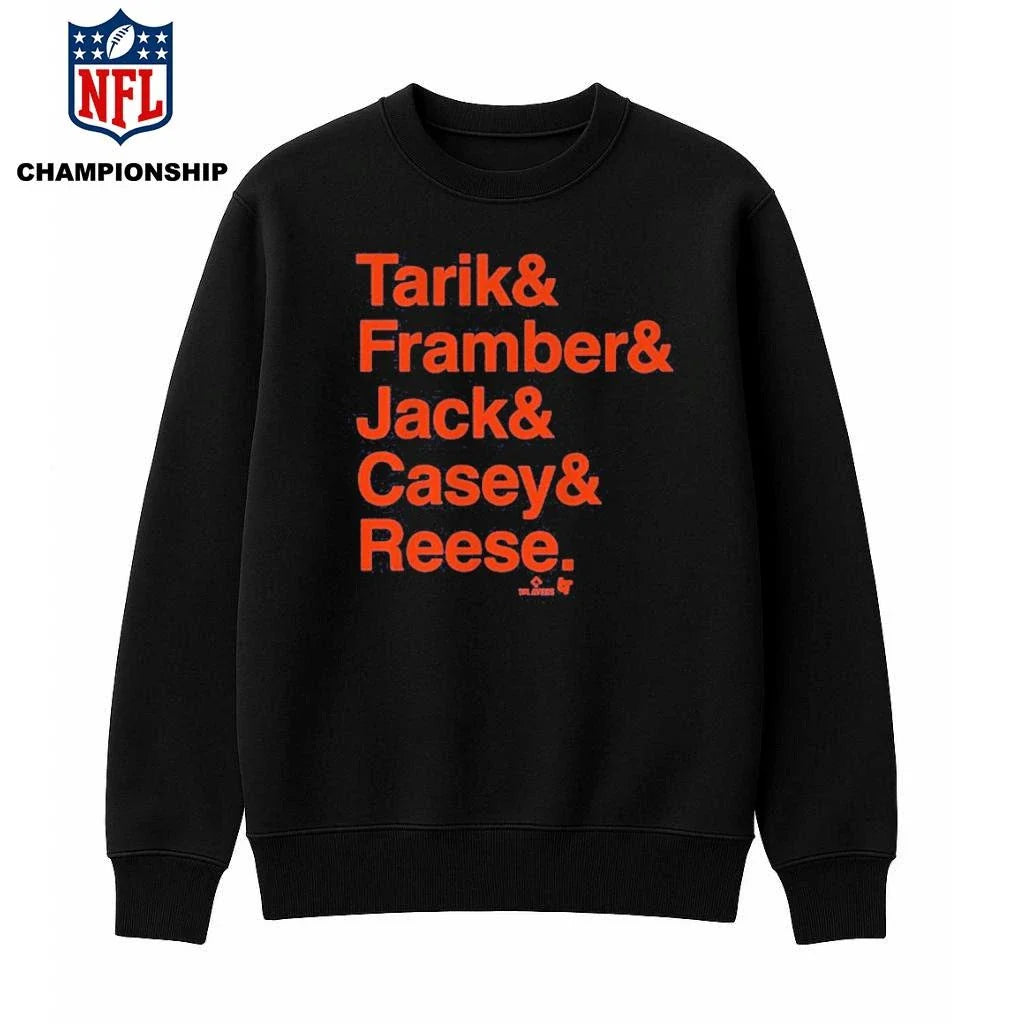 Detroit Baseball Tarik &amp; Framber &amp; Jack &amp; Casey &amp; Reese Shirt
