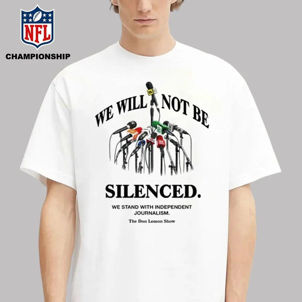 Don Lemin We Will Not Be Silenced shirt