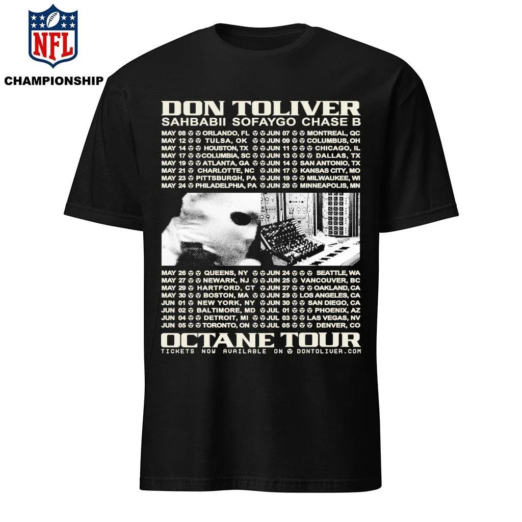 Don Toliver The Octane Tour 2026 Venue Tour Dates Shirt