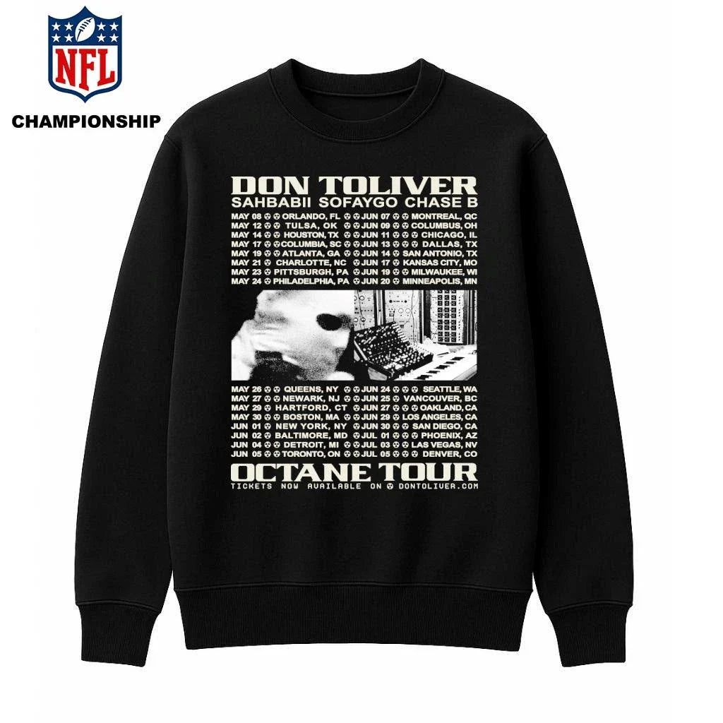 Don Toliver The Octane Tour 2026 Venue Tour Dates Shirt