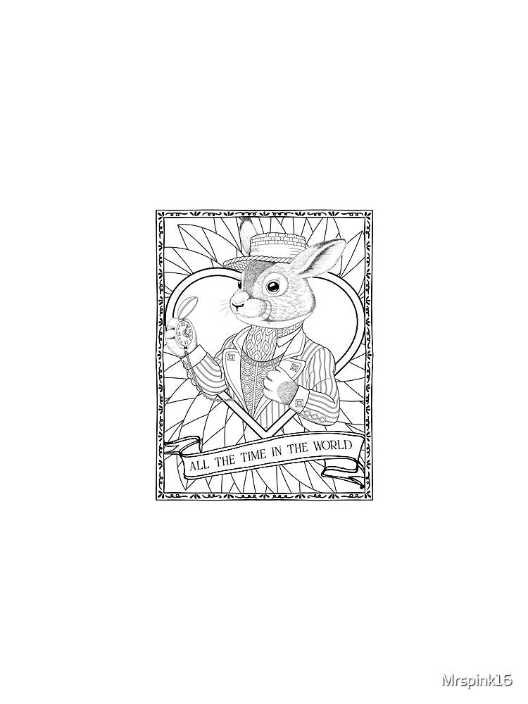 Magical Fantasy Bunny Rabbit & Timepiece Quote Animal Lover Birthday Christmas by Mrspink16