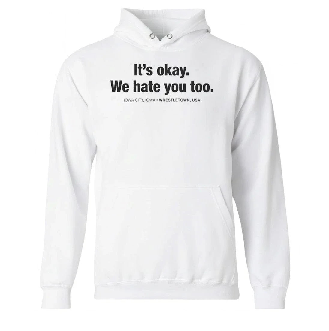Gabe Arnold It’s Okay We Hate You Too Iowa City Iowa Wrestletown Usa Shirt
