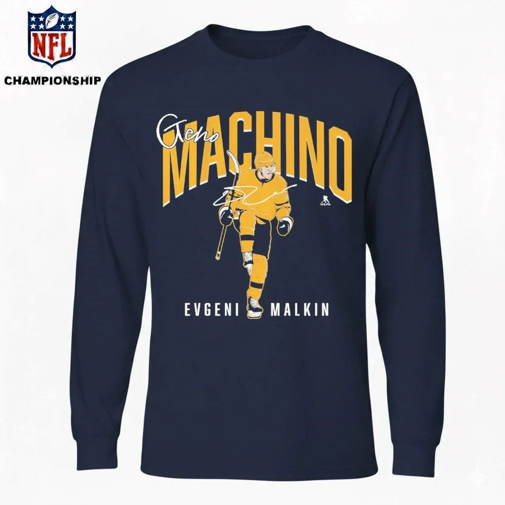 Geno Machino Evgeni Malkin Pittsburgh Hockey Shirt