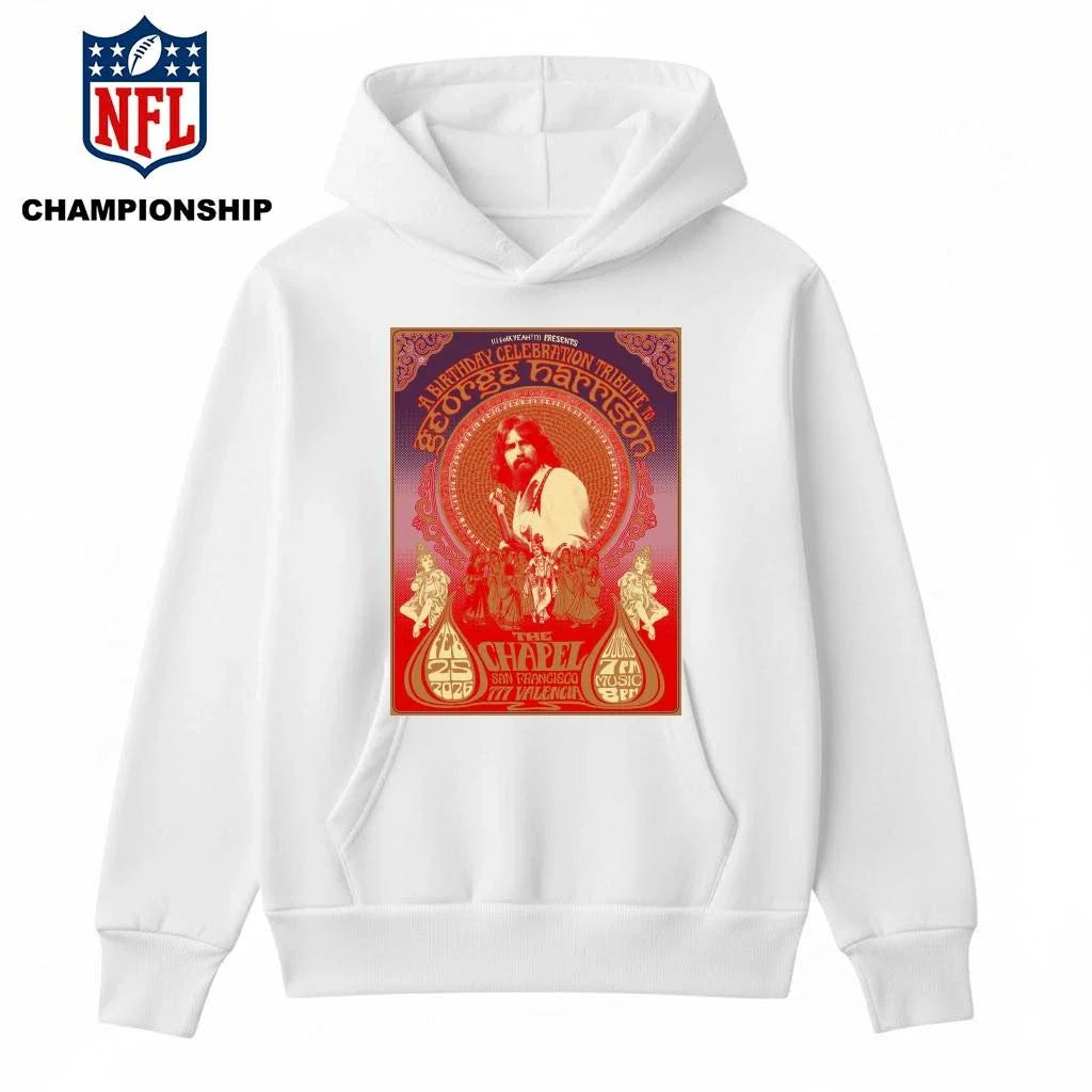 George Harrison Birthday Tribute The Chapel San Francisco California February 25 2026 Poster Shirt