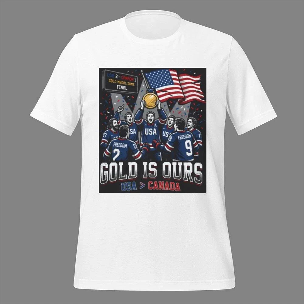 Gold Is Ours Hockey Shirt